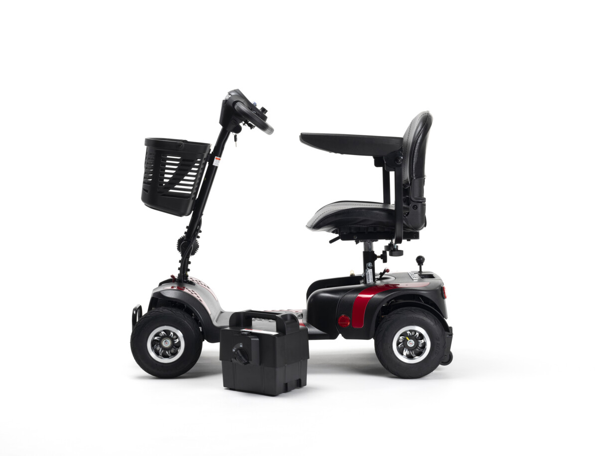 Venus 4 Sport LED red - side view battery out